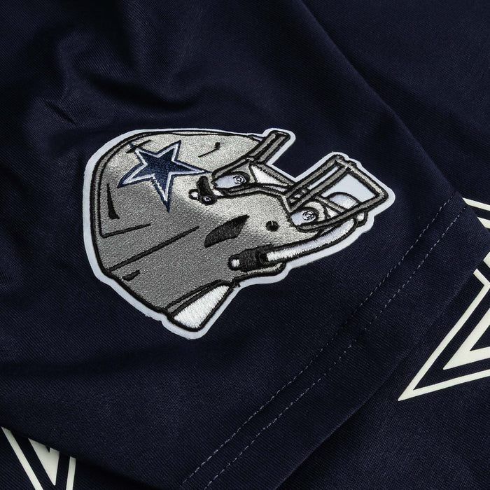 Dallas Cowboys All Pro Wordmark Drop Shoulder Mens Short Sleeve Shirt (Navy/White)