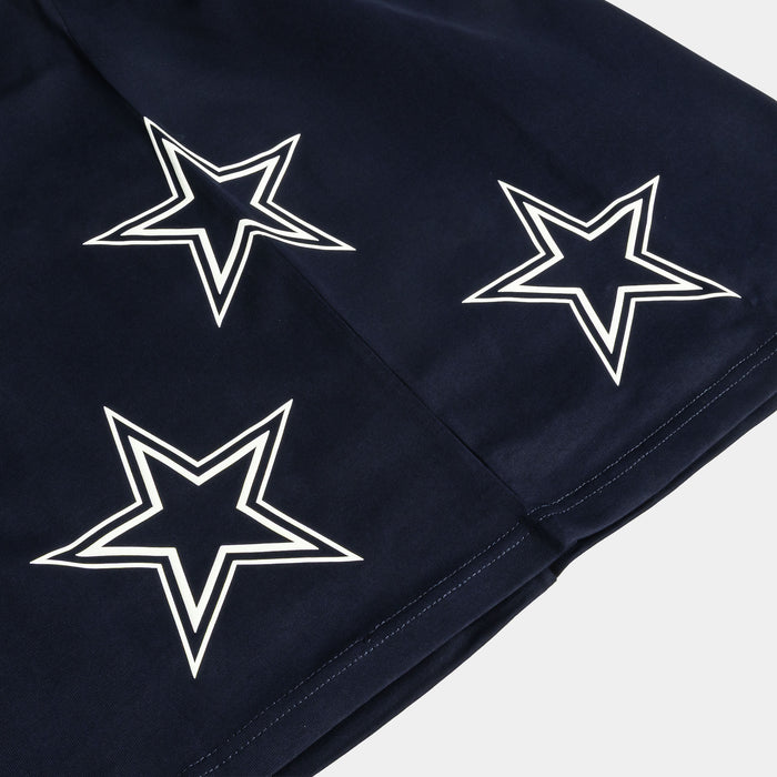Dallas Cowboys All Pro Wordmark Drop Shoulder Mens Short Sleeve Shirt (Navy/White)