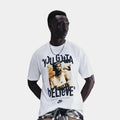 Deion Sanders You Gotta Believe Mens Short Sleeve Shirt (White)