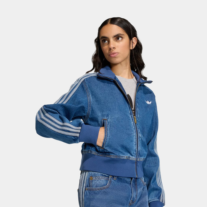 Denim Firebird Track Womens Jacket (Medium Vintage Denim)