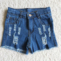 Denim shorts     	 B6-2