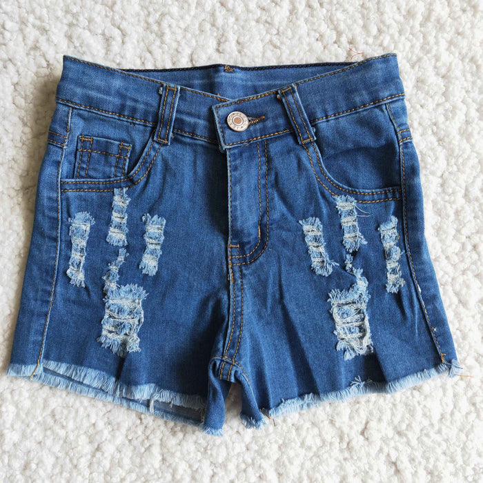 Denim shorts     	 B6-2