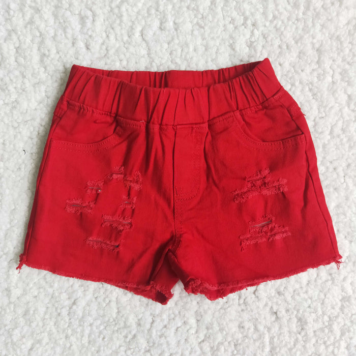 Denim shorts    	 D13-14