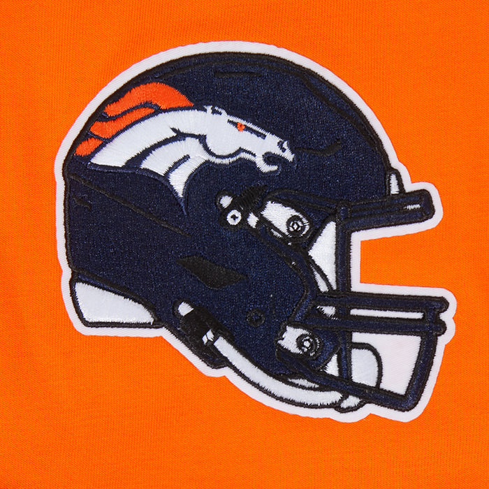 Denvor Broncos All Pro Wordmark Mens Short Sleeve Shirt (Orange/White)