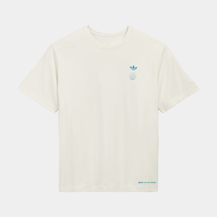 DTMF Bad Bunny Tokyo Heavyweight Merch Mens Short Sleeve Shirt (Cream White)