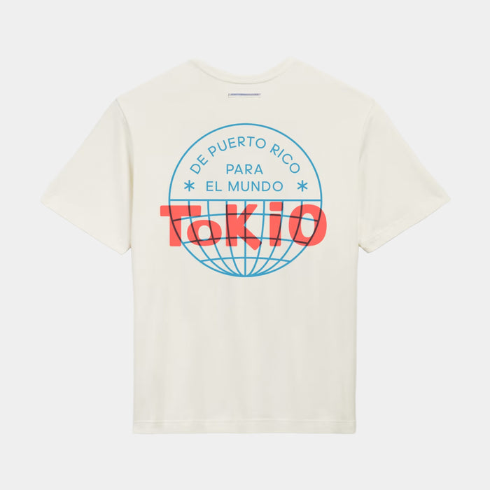 DTMF Bad Bunny Tokyo Heavyweight Merch Mens Short Sleeve Shirt (Cream White)