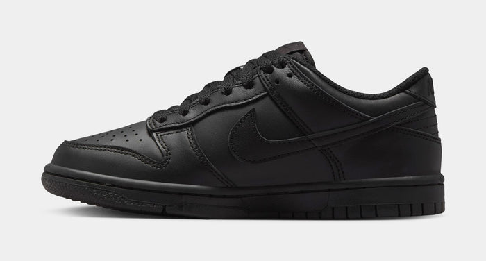 Dunk Low Grade School Lifestyle Shoes (Black/Black/Black)