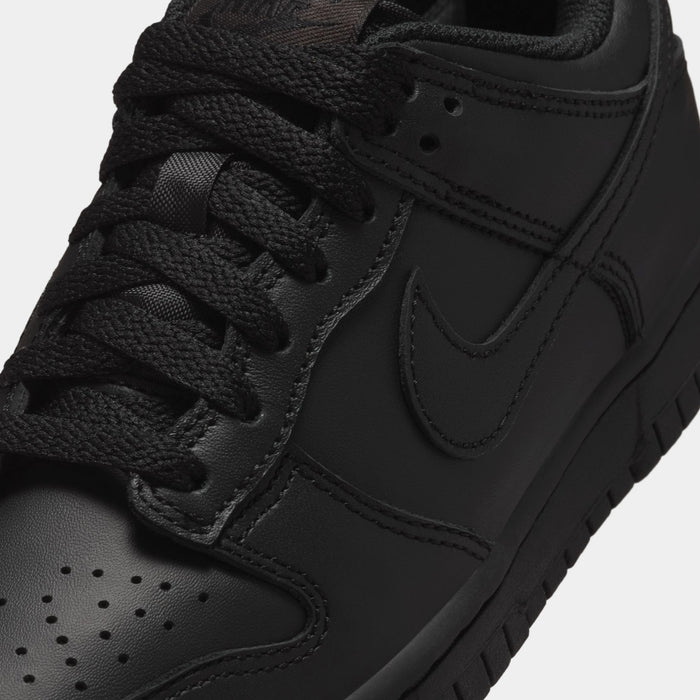 Dunk Low Grade School Lifestyle Shoes (Black/Black/Black)