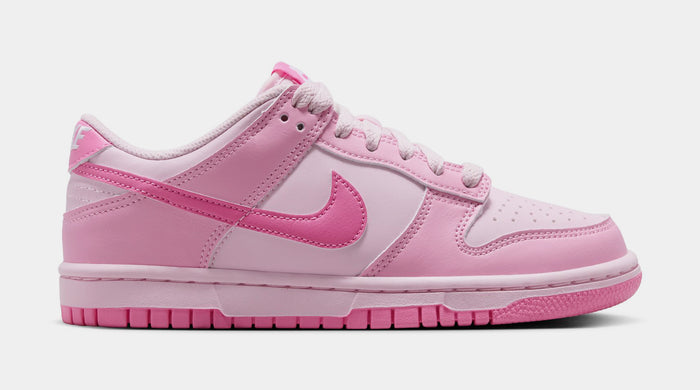 Dunk Low Grade School Lifestyle Shoes (Pink Rise/Playful Pink/Pink Foam/White)