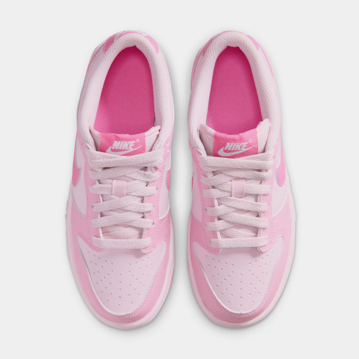 Dunk Low Grade School Lifestyle Shoes (Pink Rise/Playful Pink/Pink Foam/White)