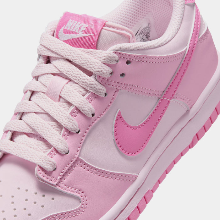 Dunk Low Grade School Lifestyle Shoes (Pink Rise/Playful Pink/Pink Foam/White)