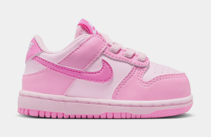 Dunk Low Infant Toddler Lifestyle Shoes (Pink Rise/Playful Pink/Pink Foam/White)