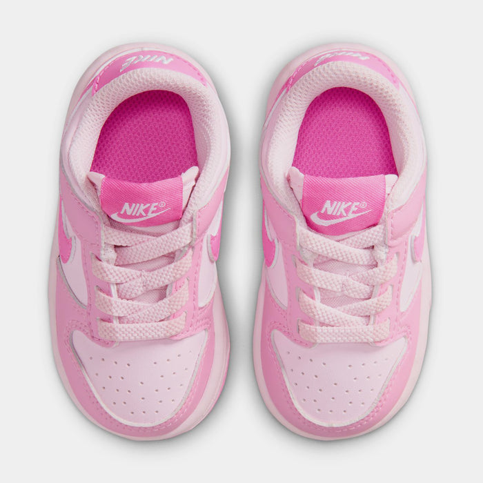 Dunk Low Infant Toddler Lifestyle Shoes (Pink Rise/Playful Pink/Pink Foam/White)