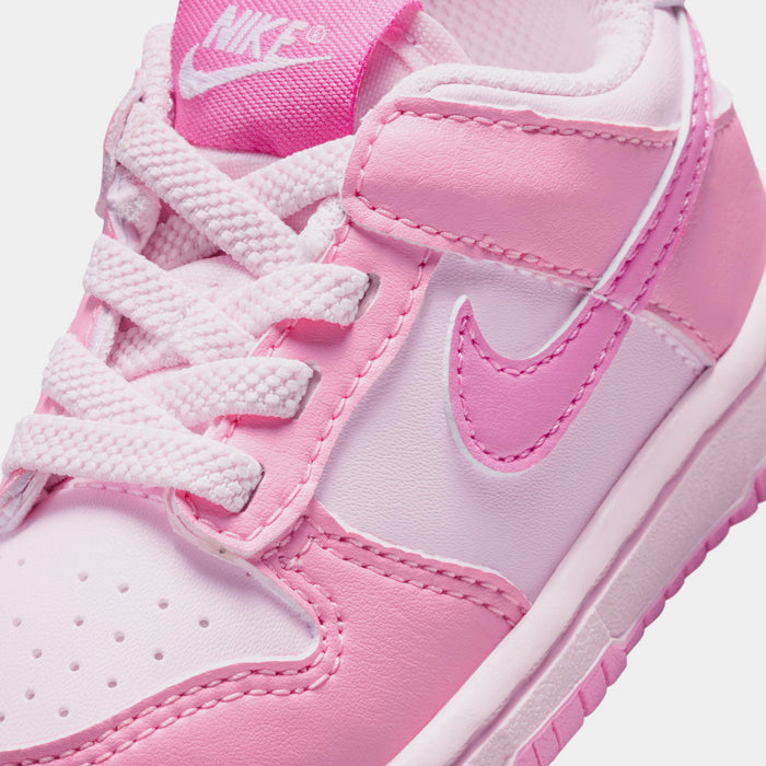 Dunk Low Infant Toddler Lifestyle Shoes (Pink Rise/Playful Pink/Pink Foam/White)