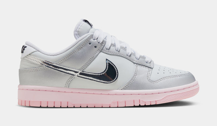 Dunk Low LX Womens Lifestyle Shoes (Photon Dust/Metallic Silver/Pink Foam)