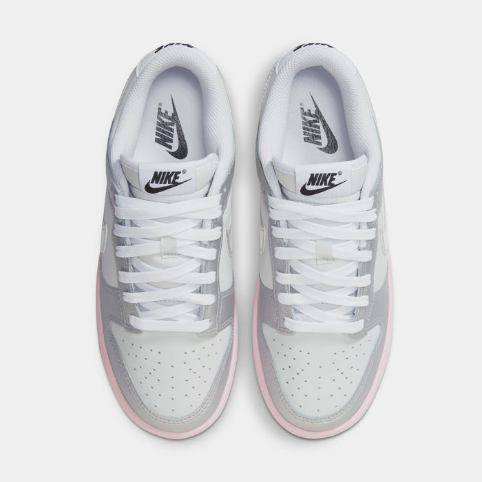 Dunk Low LX Womens Lifestyle Shoes (Photon Dust/Metallic Silver/Pink Foam)