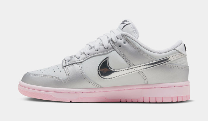 Dunk Low LX Womens Lifestyle Shoes (Photon Dust/Metallic Silver/Pink Foam)