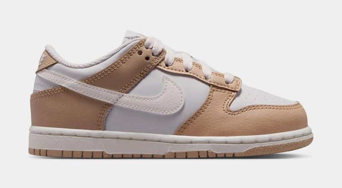 Dunk Low Preschool Lifestyle Shoes (Linen/Platinum Tint/Sail)