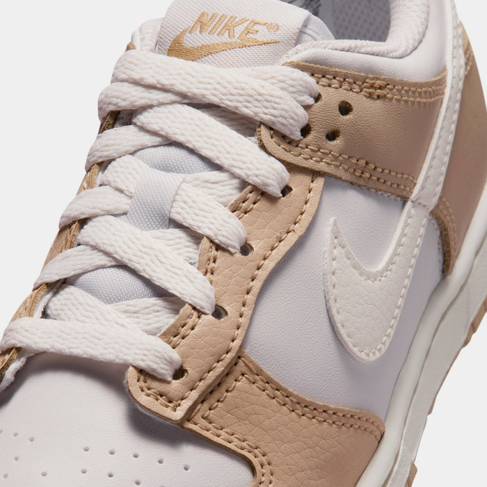 Dunk Low Preschool Lifestyle Shoes (Linen/Platinum Tint/Sail)