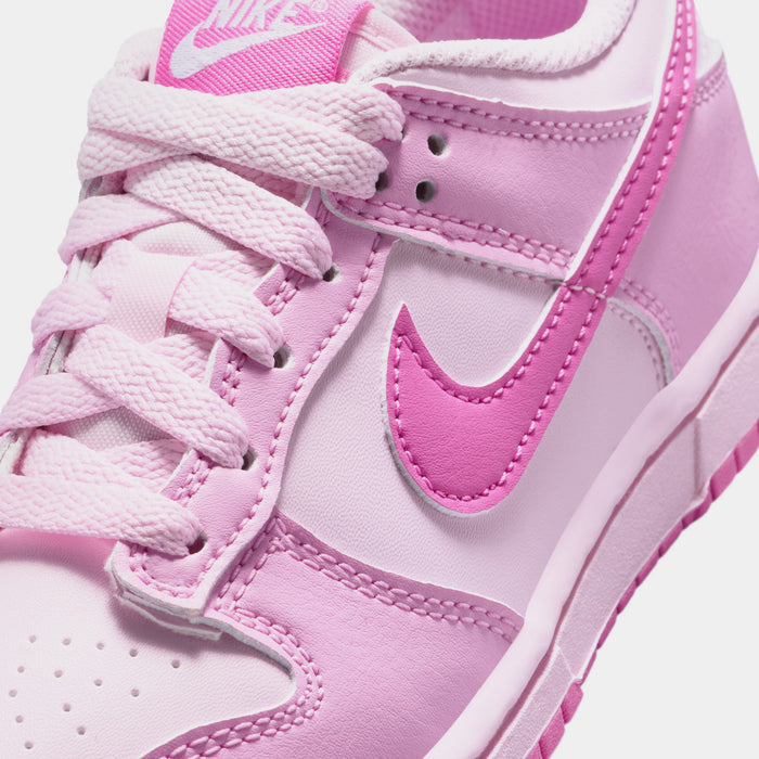 Dunk Low Preschool Lifestyle Shoes (Pink Rise/Playful Pink/Pink/Foam White)