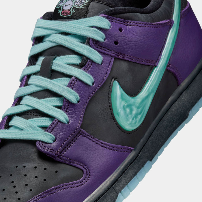 Dunk Low Retro Halloween Mens Lifestyle Shoes ( Black/Grand Purple/Artisan Teal)