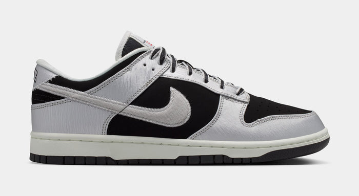Dunk Low Retro Mens Lifestyle Shoes (Metallic Silver/Black/Sail)