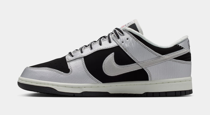 Dunk Low Retro Mens Lifestyle Shoes (Metallic Silver/Black/Sail)