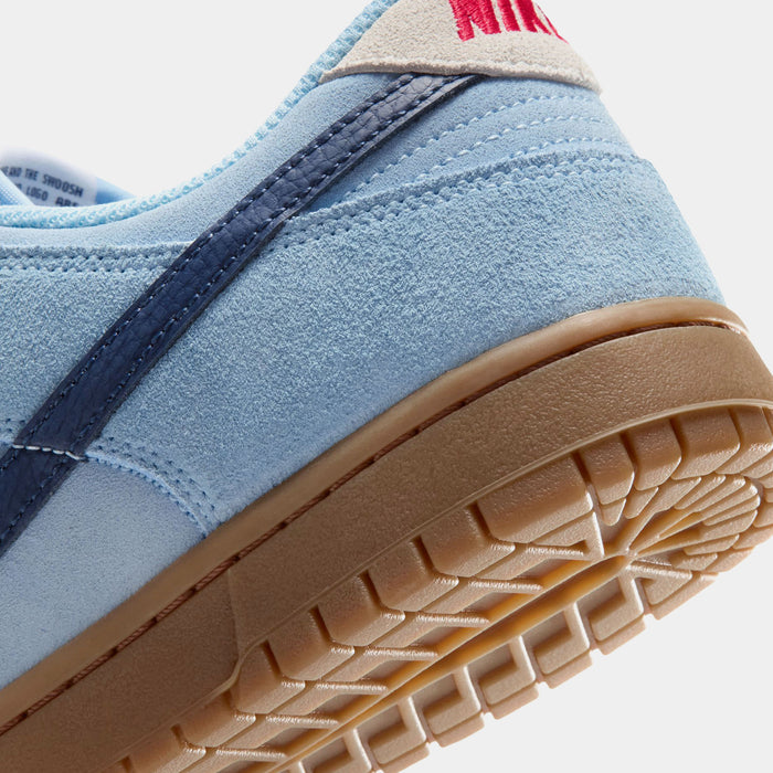 Dunk Low Retro Mens Lifestyle Shoes (Soft Blue/Summit White/University Red/Midnight Navy)