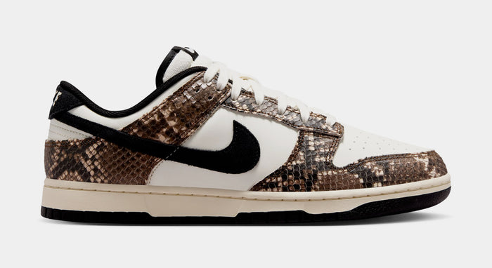 Dunk Low Retro Snake Mens Lifestyle Shoes (Soft Pearl/Black/Mosswood Brown/Sail)