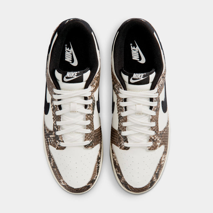 Dunk Low Retro Snake Mens Lifestyle Shoes (Soft Pearl/Black/Mosswood Brown/Sail)
