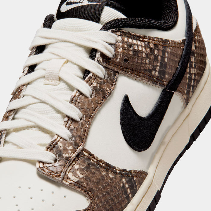 Dunk Low Retro Snake Mens Lifestyle Shoes (Soft Pearl/Black/Mosswood Brown/Sail)