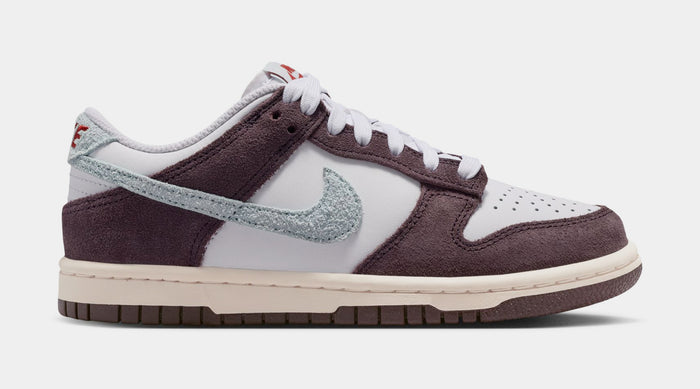 Dunk Low SE Grade School Lifestyle Shoes (White/Glacier Blue/Burgundy Ash)