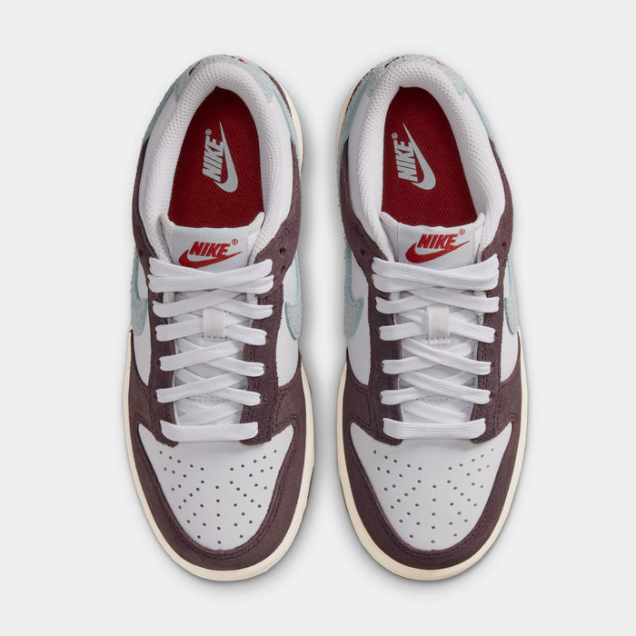 Dunk Low SE Grade School Lifestyle Shoes (White/Glacier Blue/Burgundy Ash)