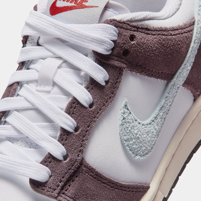 Dunk Low SE Grade School Lifestyle Shoes (White/Glacier Blue/Burgundy Ash)