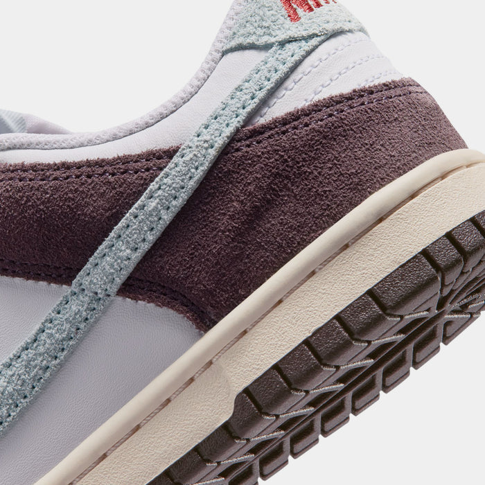 Dunk Low SE Grade School Lifestyle Shoes (White/Glacier Blue/Burgundy Ash)