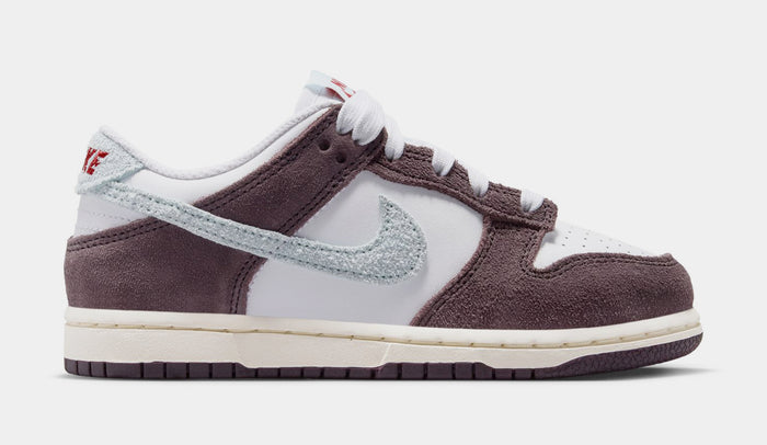 Dunk Low SE Preschool Lifestyle Shoes (White/Glacier Blue/Burgundy Ash)