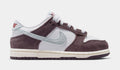 Dunk Low SE Preschool Lifestyle Shoes (White/Glacier Blue/Burgundy Ash)