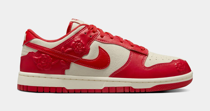 Dunk Low Womens Lifestyle Shoes (Coconut Milk/University Red/Pale Ivory)