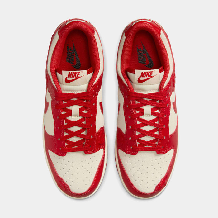 Dunk Low Womens Lifestyle Shoes (Coconut Milk/University Red/Pale Ivory)