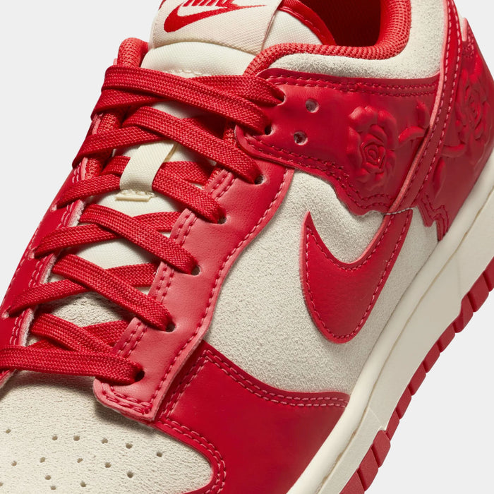 Dunk Low Womens Lifestyle Shoes (Coconut Milk/University Red/Pale Ivory)