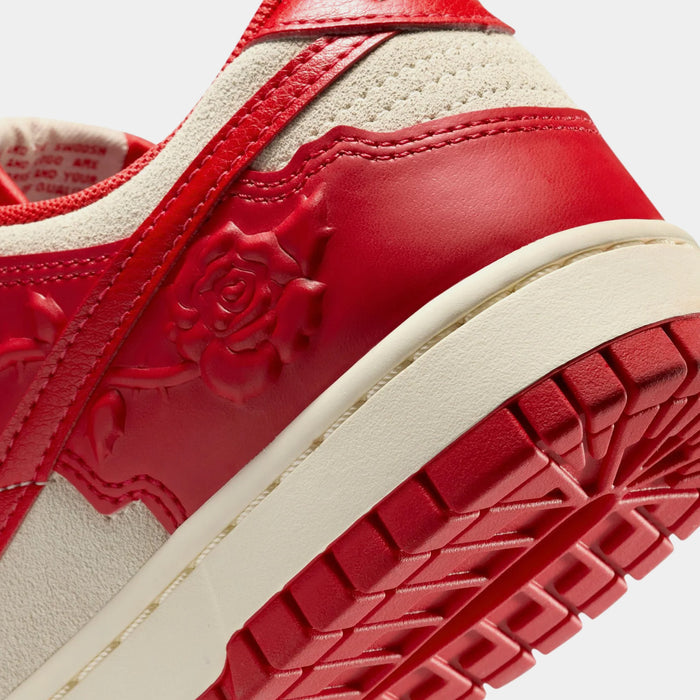 Dunk Low Womens Lifestyle Shoes (Coconut Milk/University Red/Pale Ivory)