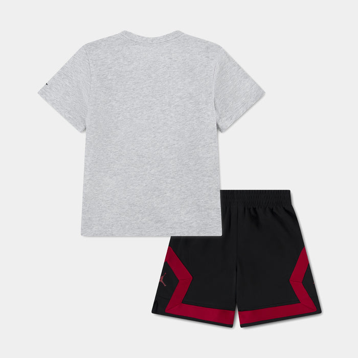 Dynasty Patch Mesh Preschool Set (Black)