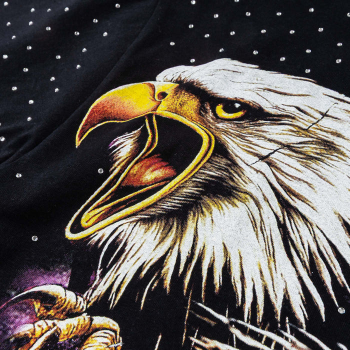Eagle Mens Short Sleeve Shirt (Black/White)