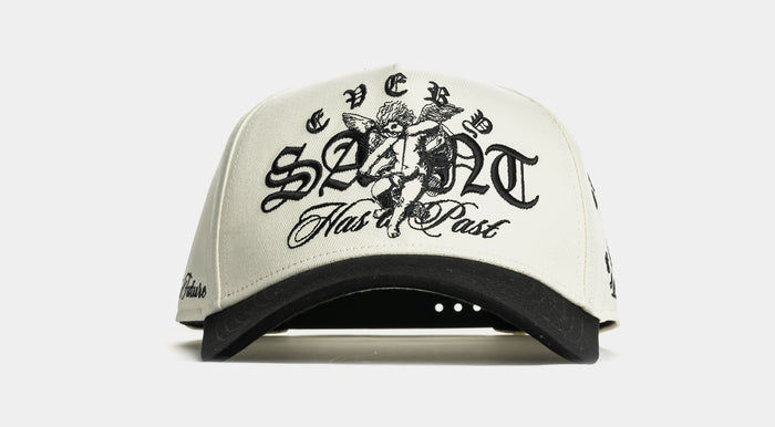 Every Sinner Snapback Mens Hat (Cream/Black)
