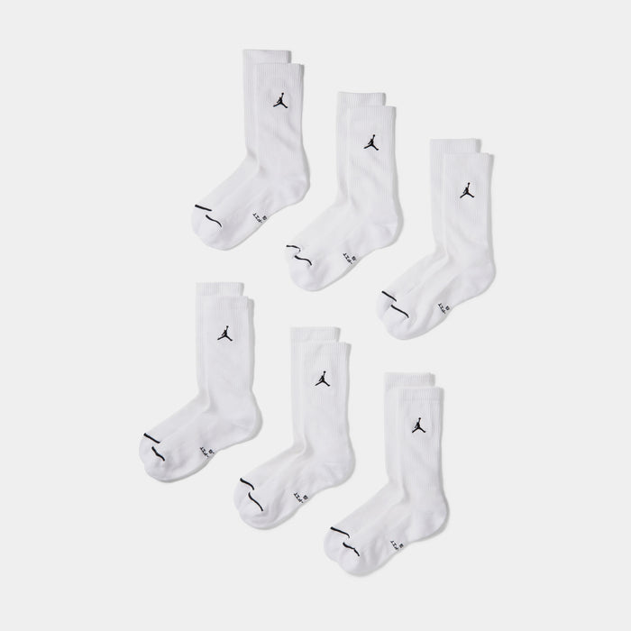 Everyday Elevated 6Pack Crew Mens Socks (White/Black)