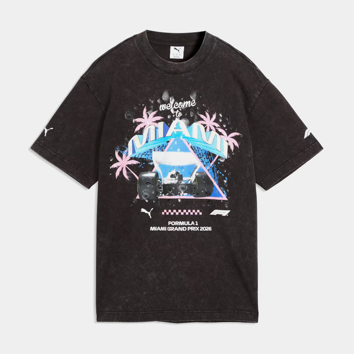F1 Miami Mens Short Sleeve Shirt (Puma Black)