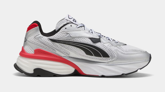 Fade Nitro Mens Running Shoes (Puma Silver/Puma White/For All Time Red)