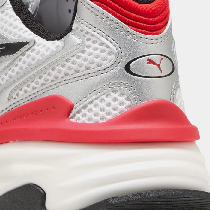 Fade Nitro Mens Running Shoes (Puma Silver/Puma White/For All Time Red)