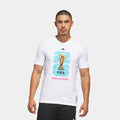 FIFA World Cup '26 Host City Miami Graphic Mens Short Sleeve Shirt (White)