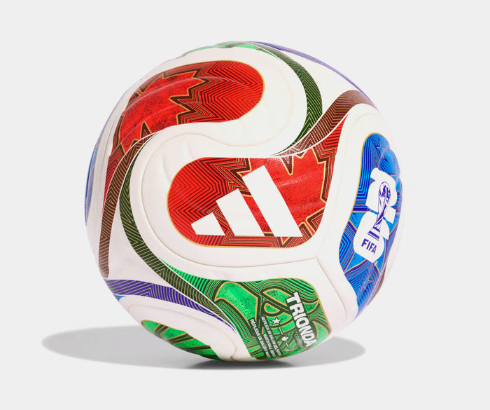 FIFA World Cup 26™ Trionda Competition Soccer Ball (White/Solar Blue/Hi-Res Red/Flash Lime)
